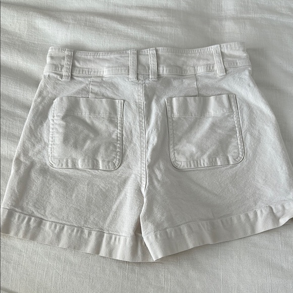 A New Day Cream high waisted Shorts, cream size 6 - Picture 2 of 2